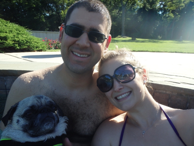 family photo in the pool!